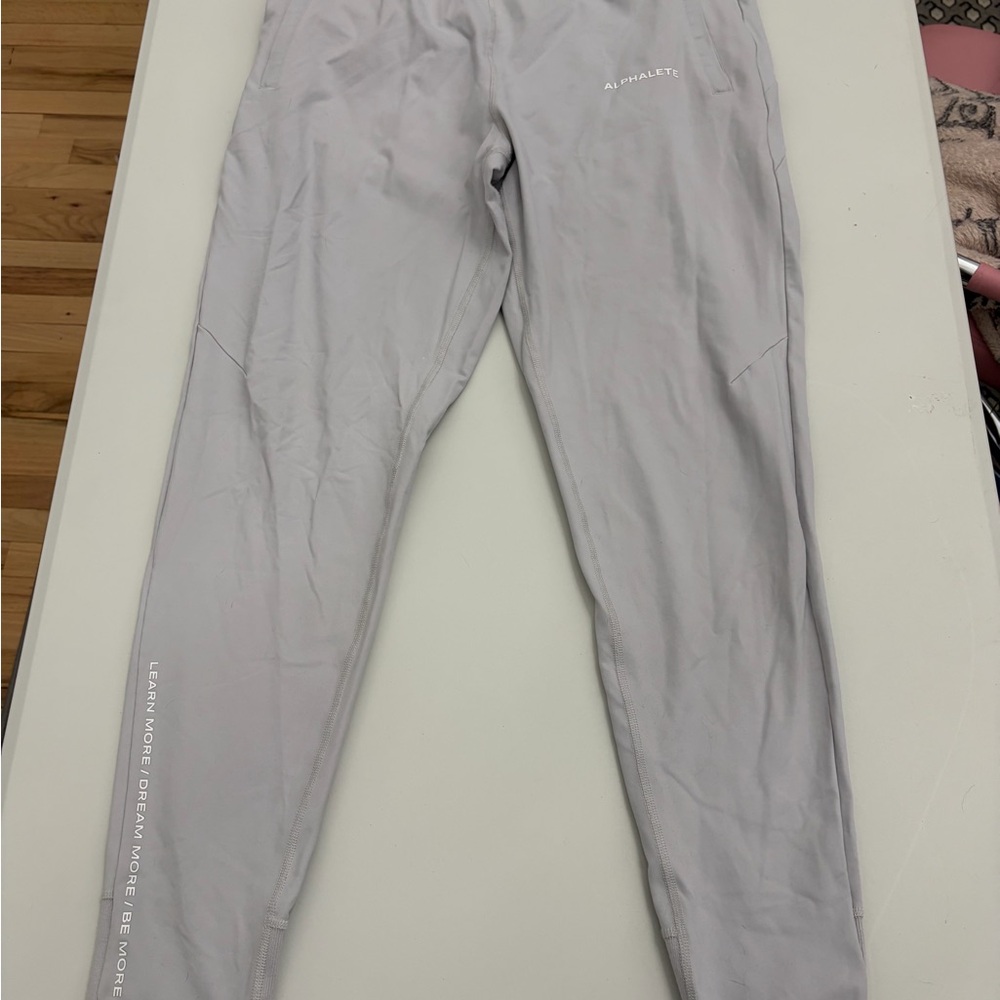 Alphalete Soft Gray Athletic Pants